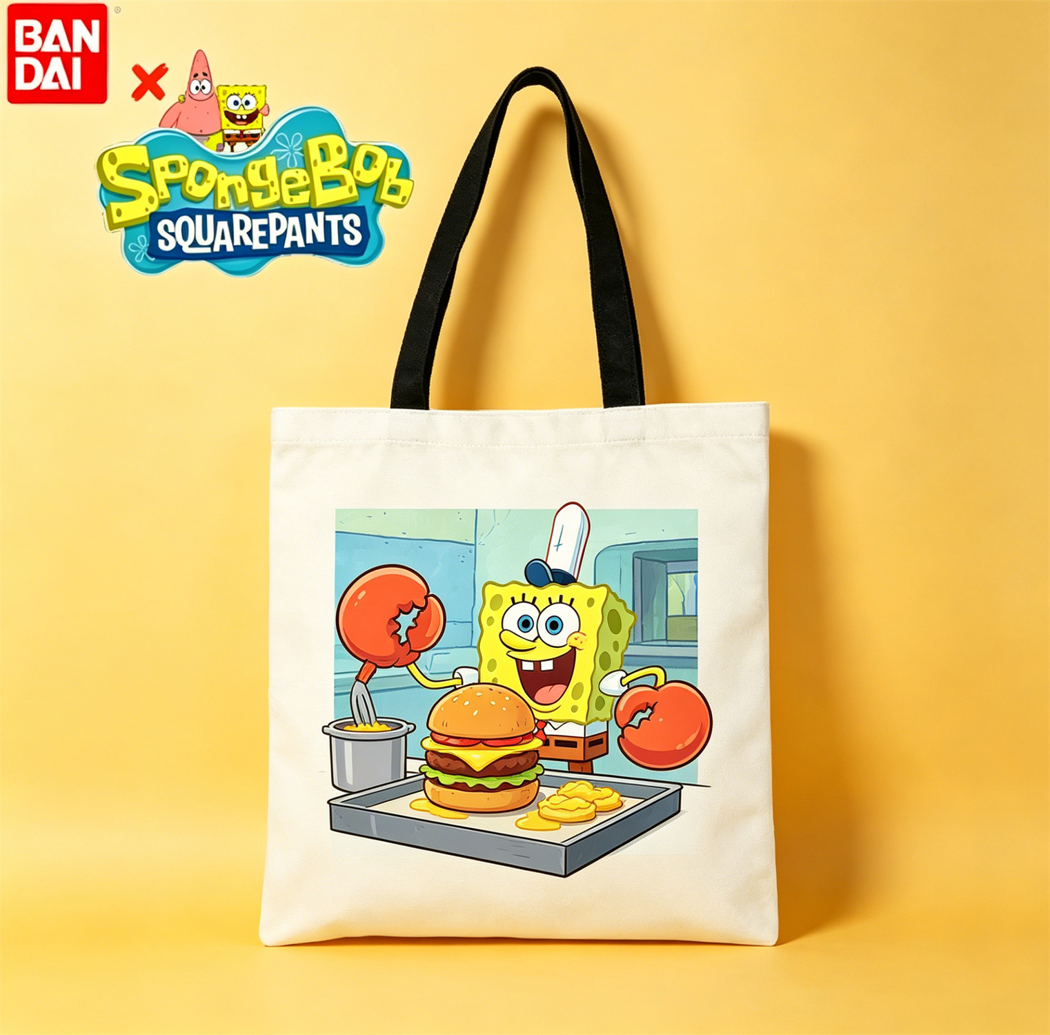 Anime Merchandise Shop - 2026 SpongeBob SquarePants Tote Bag, Anime