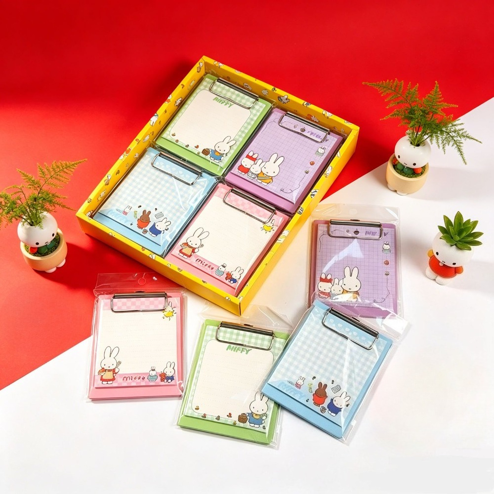 4PCS Miffy Kawaii Small Clamp  - Art Book Illustration review and price